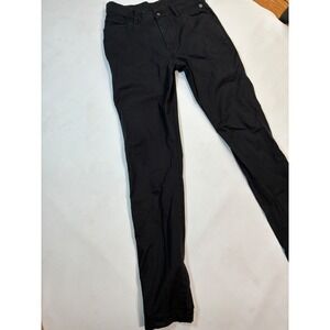 Adidas Mens‎ 30x30 Black Casual Pants Slim Fit Logo Detail Athletic Weekend